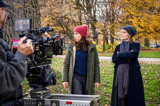 Carol Schuler und Anna Pieri Zuercher als Kommissarin im Tatort Zürich, SRF Pressefoto