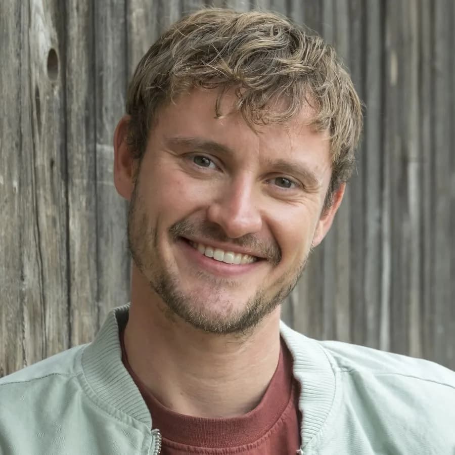 Frédéric Brossier Bergdoktor: Frédéric Brossier als David Kästner in Der Bergdoktor, ZDF Pressebild