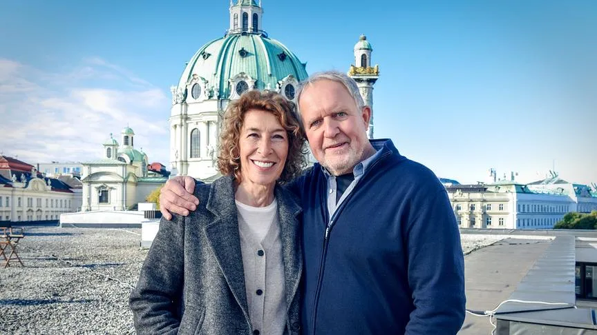 Harald Krassnitzer und Adele Neuhauser bei den Dreharbeiten zur letzten Tatort-Folge «Dann sind wir Helden»