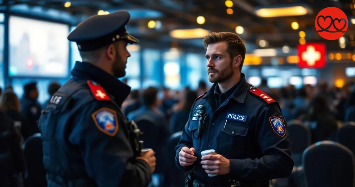 Polizeiverbände KSBS und VPOD beim Netzwerken - Blaulichtsingles