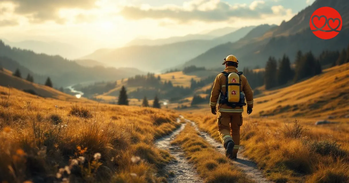 Feuerwehrmann beim Date Jura Schweiz